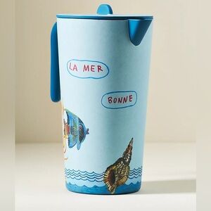 Anthropologie Nathalie Lete By the Sea Melamine Pitcher